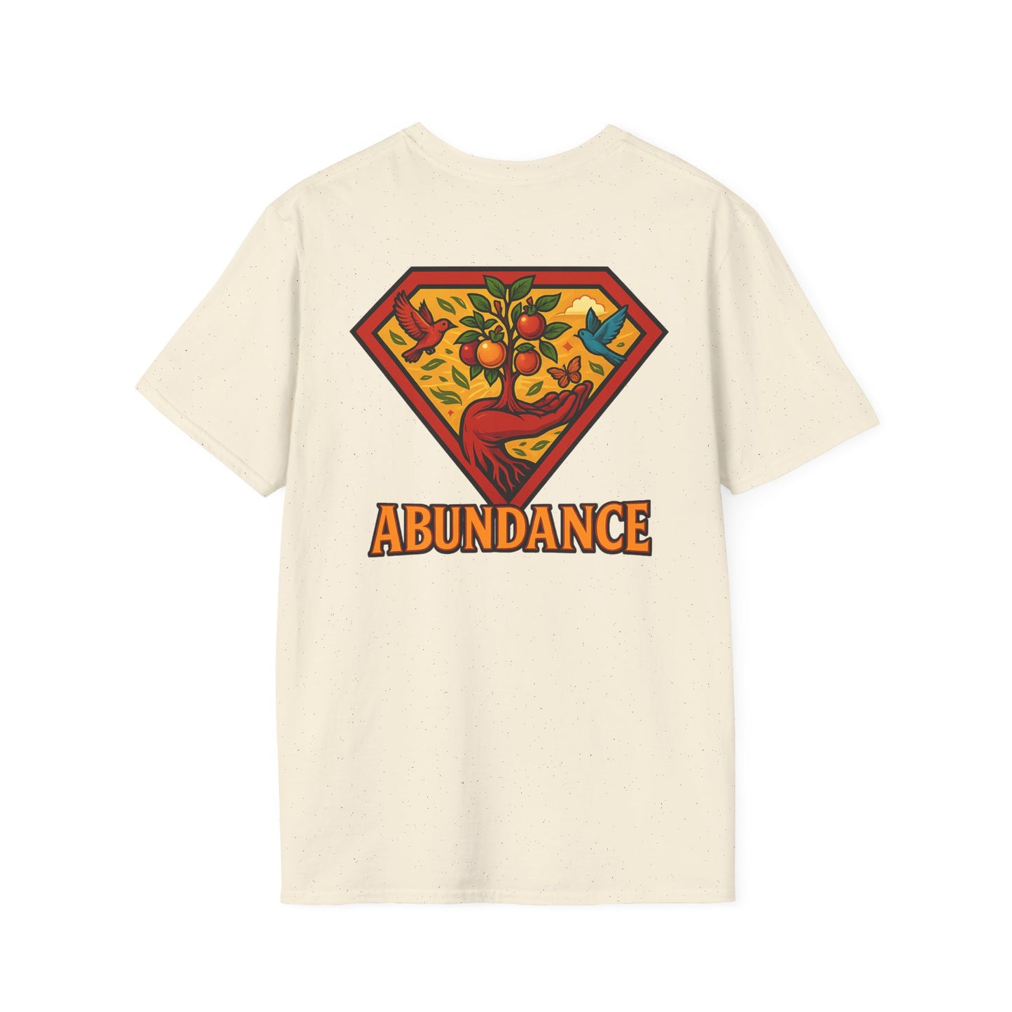 Abundance Superhero T-Shirt, Positive Affirmation Tee, Unisex Gift, Motivational Shirt, Casual Wear, Inspirational Apparel