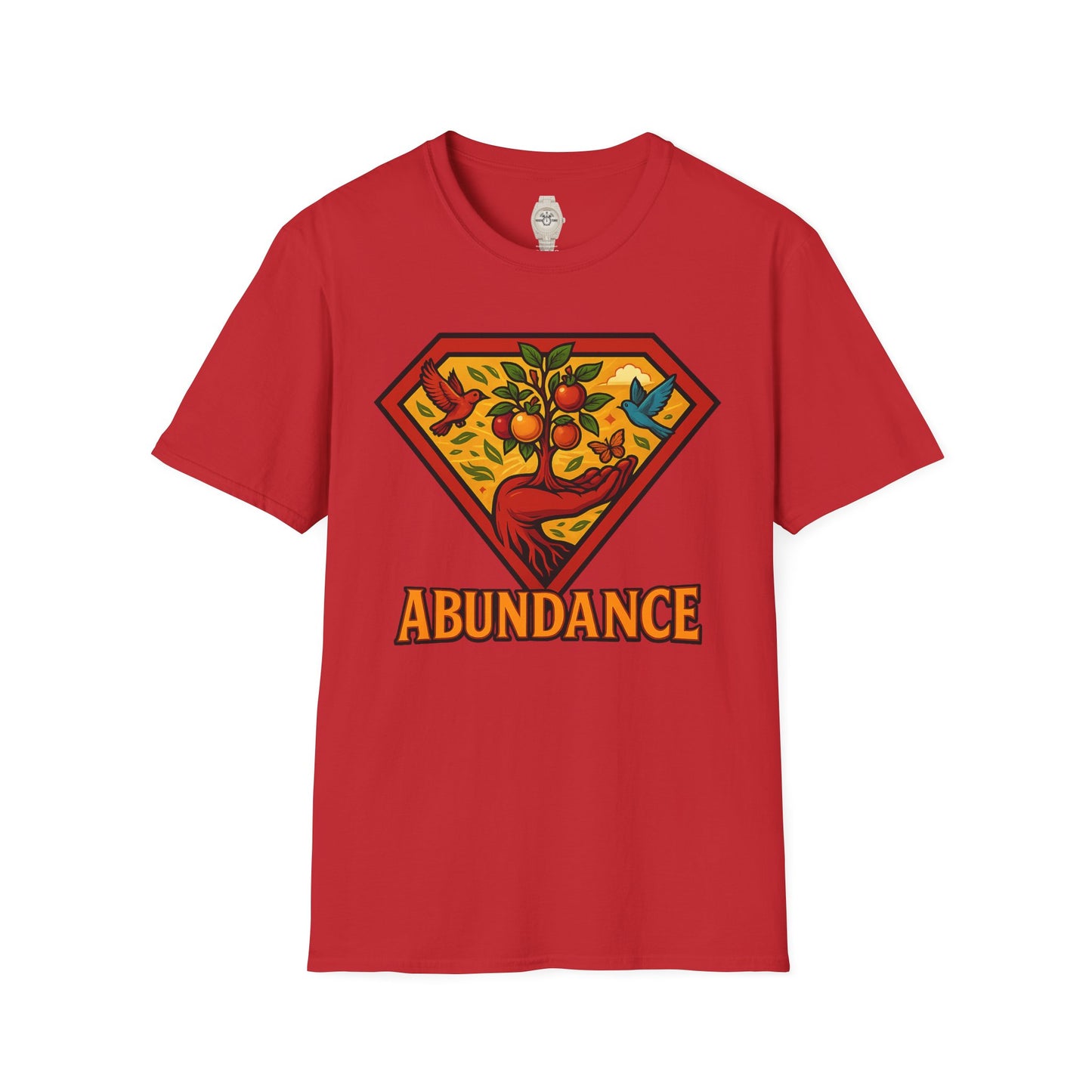 Abundance Superhero T-Shirt, Positive Affirmation Tee, Unisex Gift, Motivational Shirt, Casual Wear, Inspirational Apparel