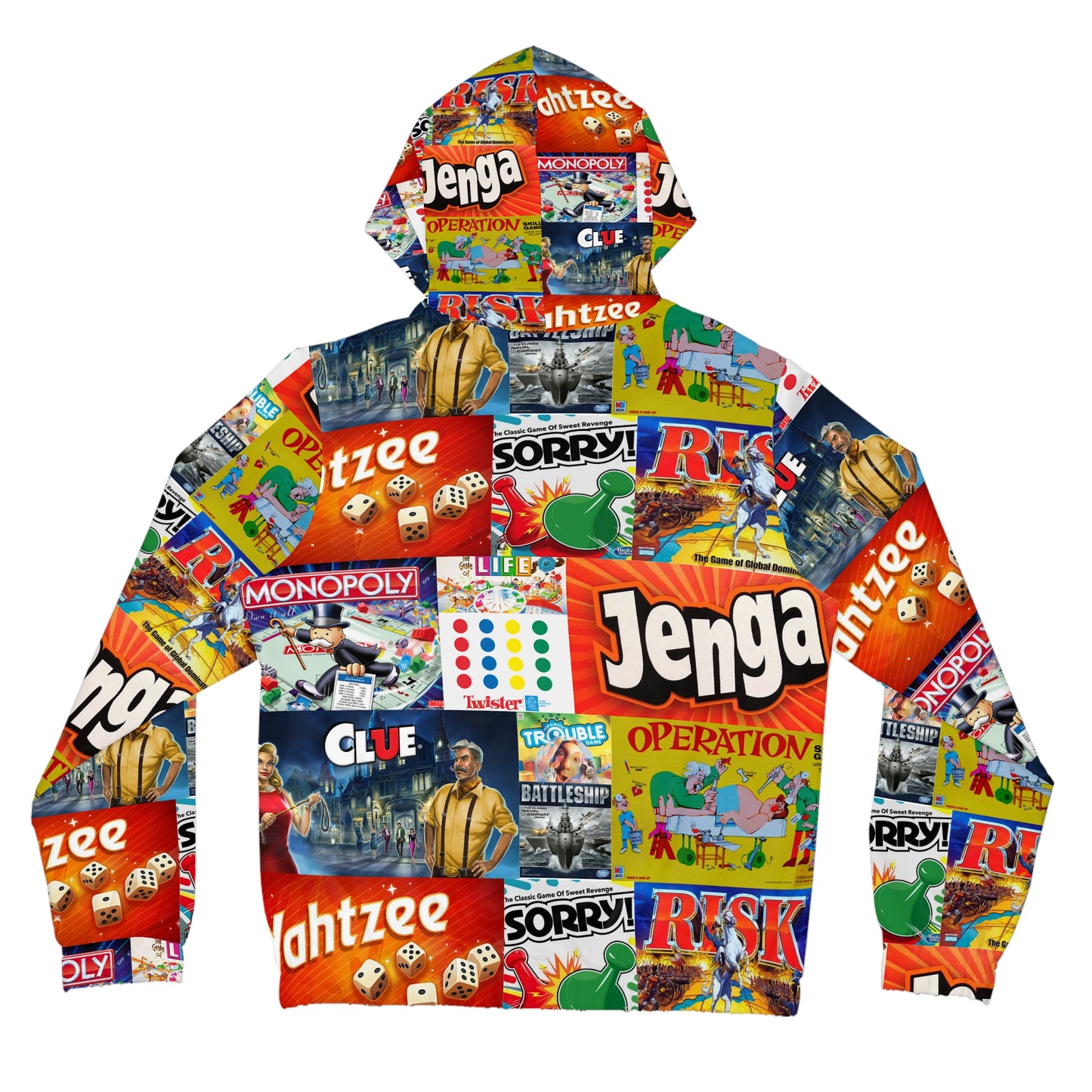 Board game Womens Full-Zip Hoodie (AOP)