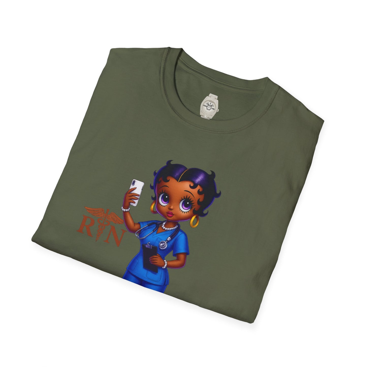 Betty boop RN Stylish Cartoon Graphic T-Shirt - Fun Unisex Tee for Casual Outings, Gifts, Printed Apparel, Birthday, Summer Wear