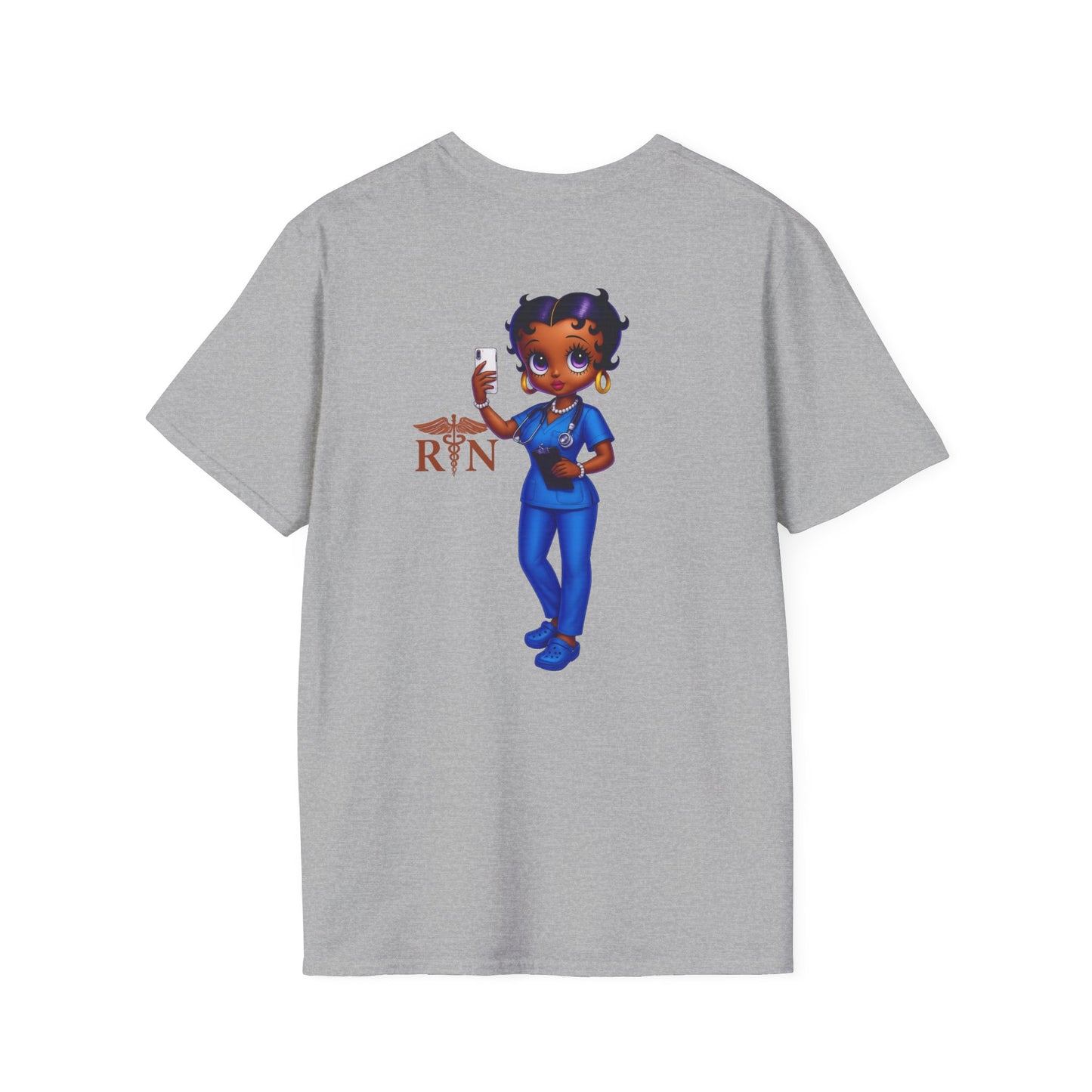 Betty boop RN Stylish Cartoon Graphic T-Shirt - Fun Unisex Tee for Casual Outings, Gifts, Printed Apparel, Birthday, Summer Wear