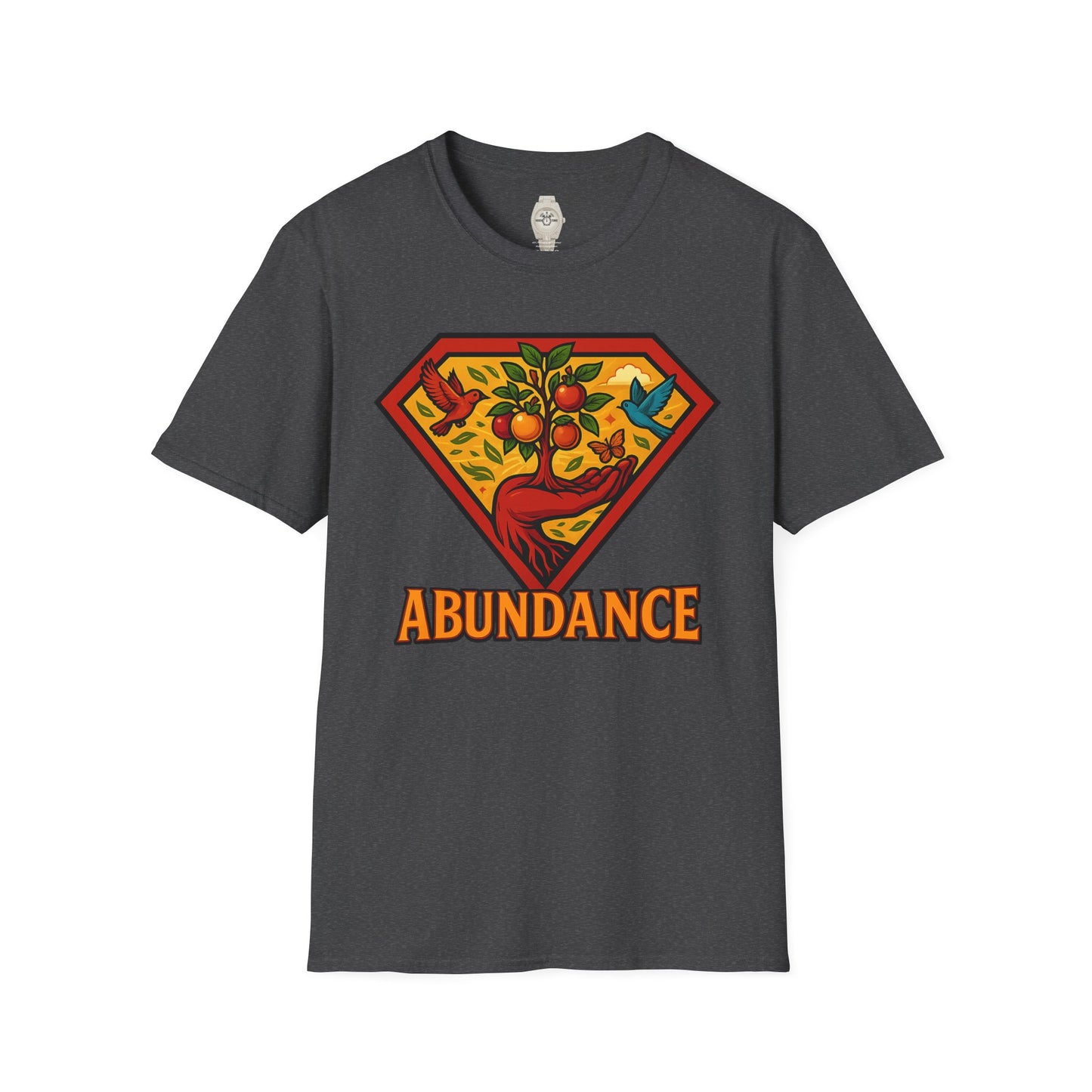 Abundance Superhero T-Shirt, Positive Affirmation Tee, Unisex Gift, Motivational Shirt, Casual Wear, Inspirational Apparel