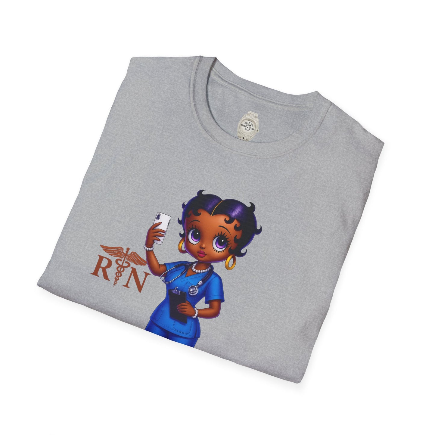 Betty boop RN Stylish Cartoon Graphic T-Shirt - Fun Unisex Tee for Casual Outings, Gifts, Printed Apparel, Birthday, Summer Wear