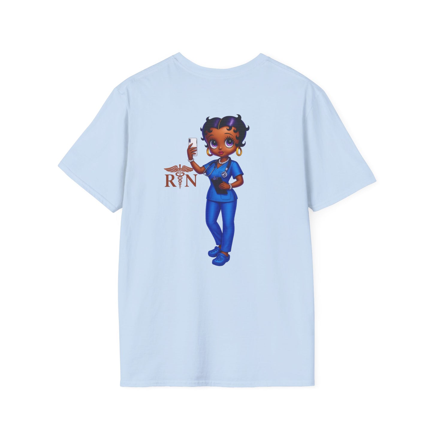 Betty boop RN Stylish Cartoon Graphic T-Shirt - Fun Unisex Tee for Casual Outings, Gifts, Printed Apparel, Birthday, Summer Wear