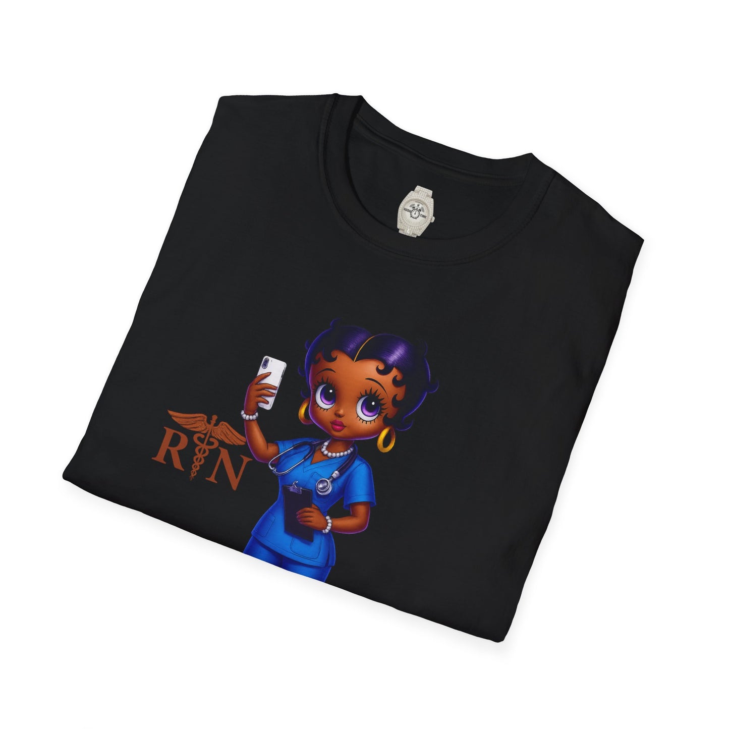 Betty boop RN Stylish Cartoon Graphic T-Shirt - Fun Unisex Tee for Casual Outings, Gifts, Printed Apparel, Birthday, Summer Wear