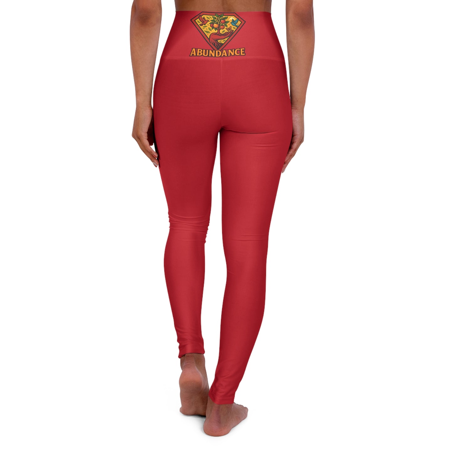 Abundance Vibrant High Waisted Yoga Leggings, Colorful Activewear, Pilates Pants, Fitness Leggings, Yoga Outfits, Stylish Exercise Clothing