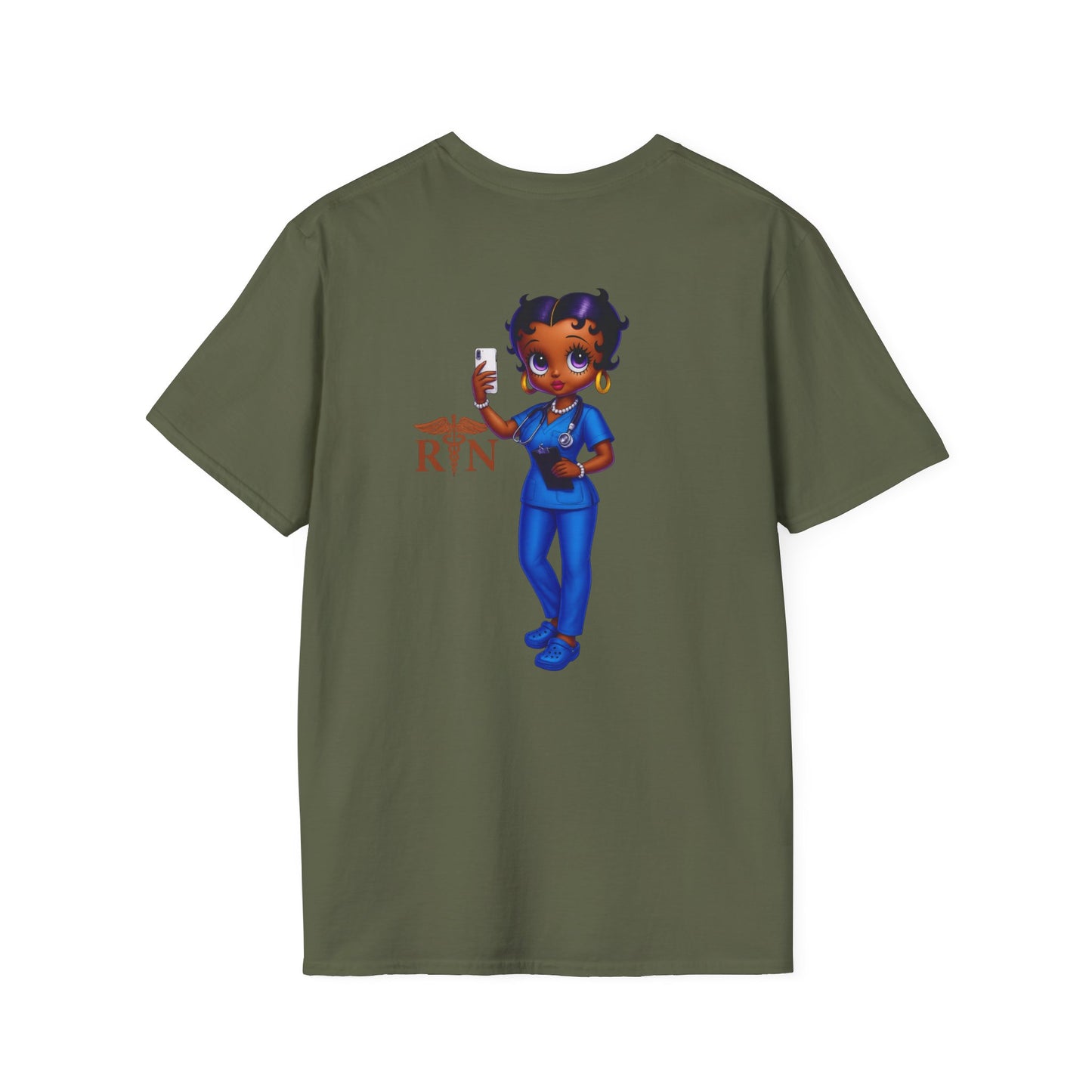 Betty boop RN Stylish Cartoon Graphic T-Shirt - Fun Unisex Tee for Casual Outings, Gifts, Printed Apparel, Birthday, Summer Wear