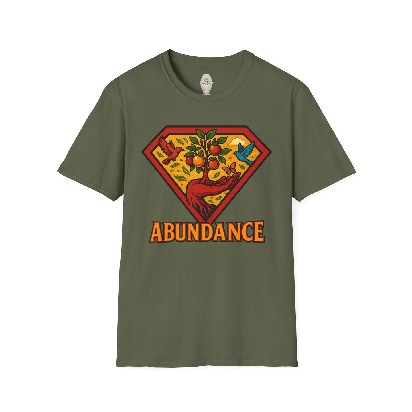 Abundance Superhero T-Shirt, Positive Affirmation Tee, Unisex Gift, Motivational Shirt, Casual Wear, Inspirational Apparel