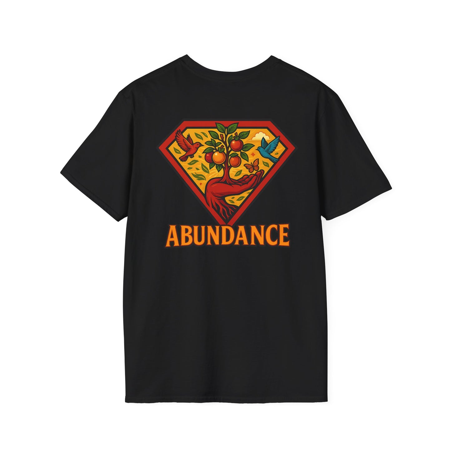 Abundance Superhero T-Shirt, Positive Affirmation Tee, Unisex Gift, Motivational Shirt, Casual Wear, Inspirational Apparel
