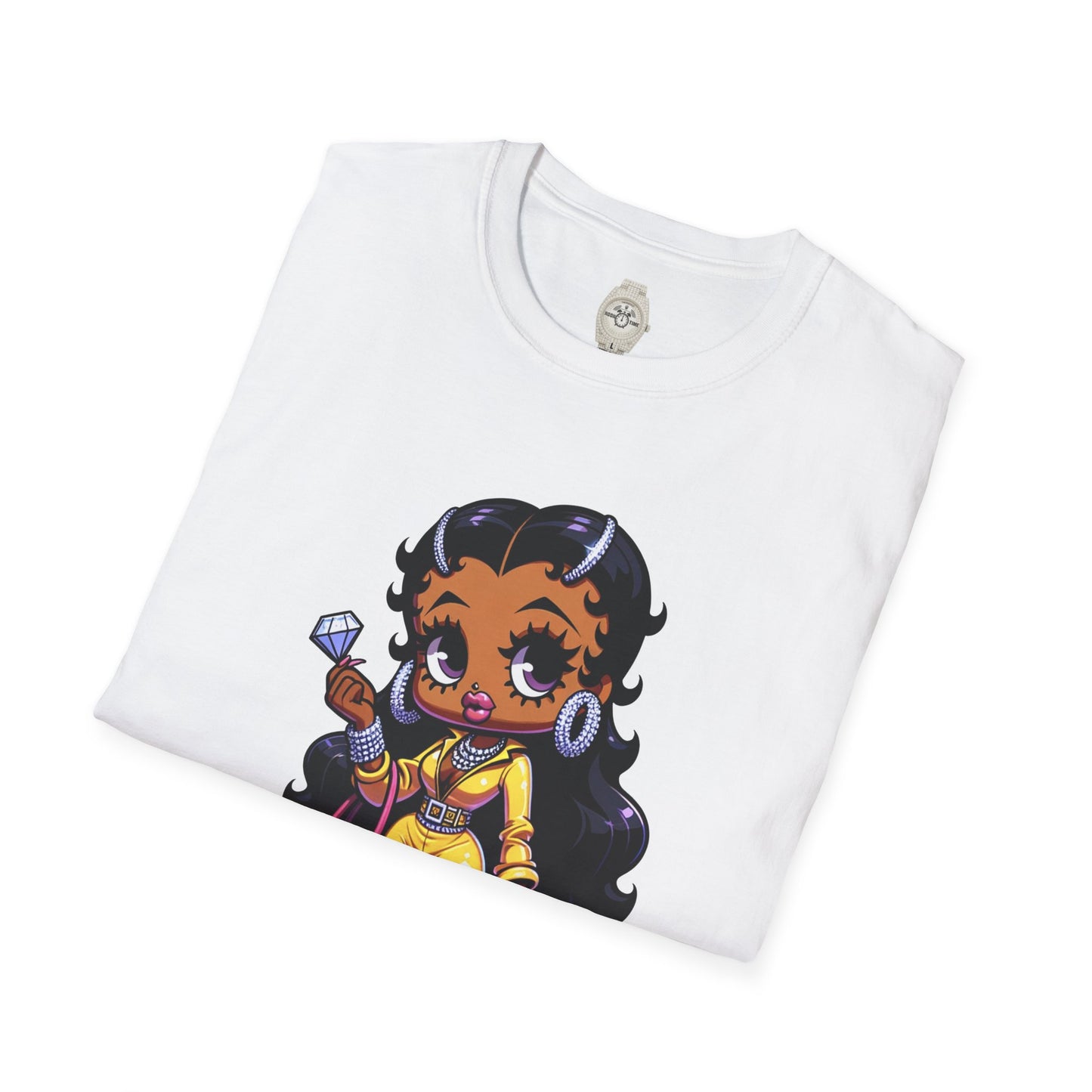 Betty boop Trendy Graphic Tee, Cute Cartoon Character Shirt, Fashionable Unisex T-Shirt for Casual Wear, Gift for Her, Birthday Present