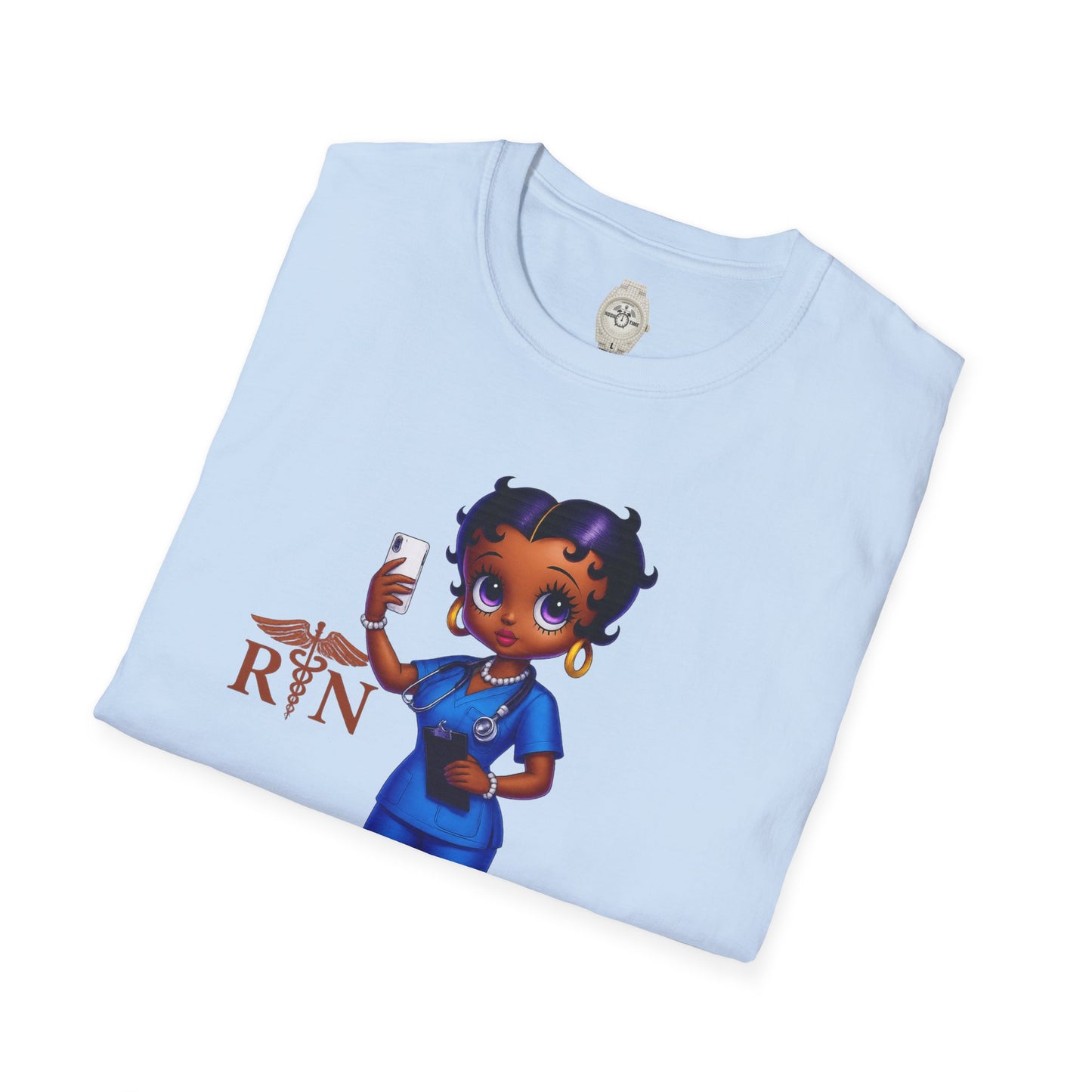 Betty boop RN Stylish Cartoon Graphic T-Shirt - Fun Unisex Tee for Casual Outings, Gifts, Printed Apparel, Birthday, Summer Wear