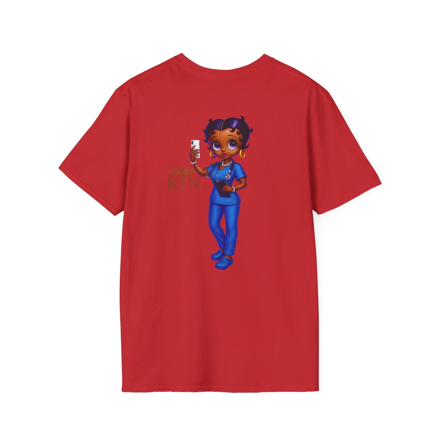 Betty boop RN Stylish Cartoon Graphic T-Shirt - Fun Unisex Tee for Casual Outings, Gifts, Printed Apparel, Birthday, Summer Wear