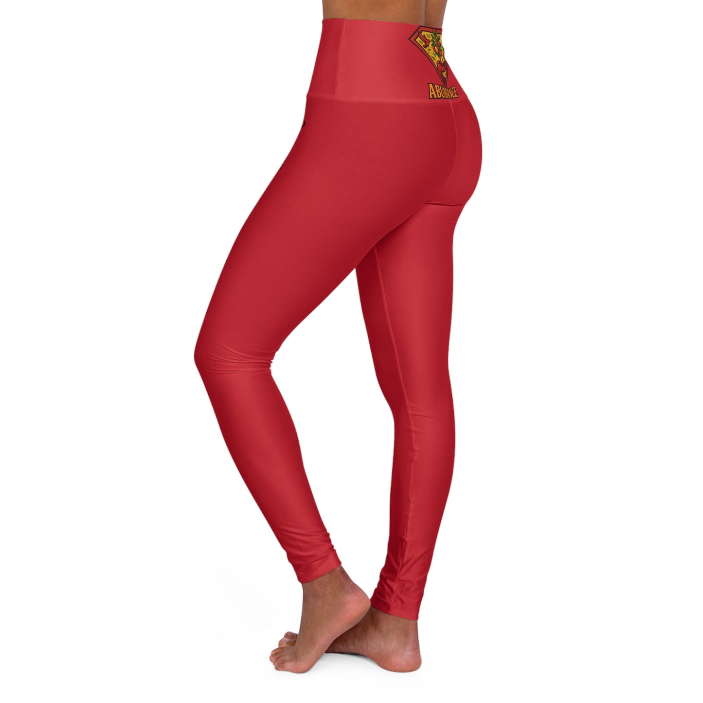 Abundance Vibrant High Waisted Yoga Leggings, Colorful Activewear, Pilates Pants, Fitness Leggings, Yoga Outfits, Stylish Exercise Clothing