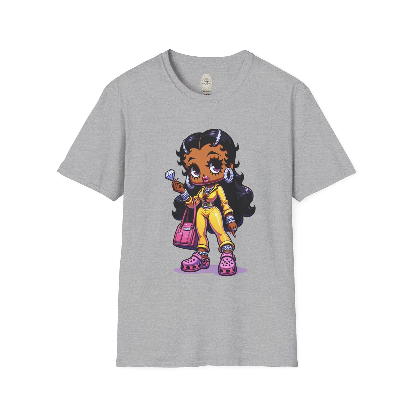 Betty boop Trendy Graphic Tee, Cute Cartoon Character Shirt, Fashionable Unisex T-Shirt for Casual Wear, Gift for Her, Birthday Present