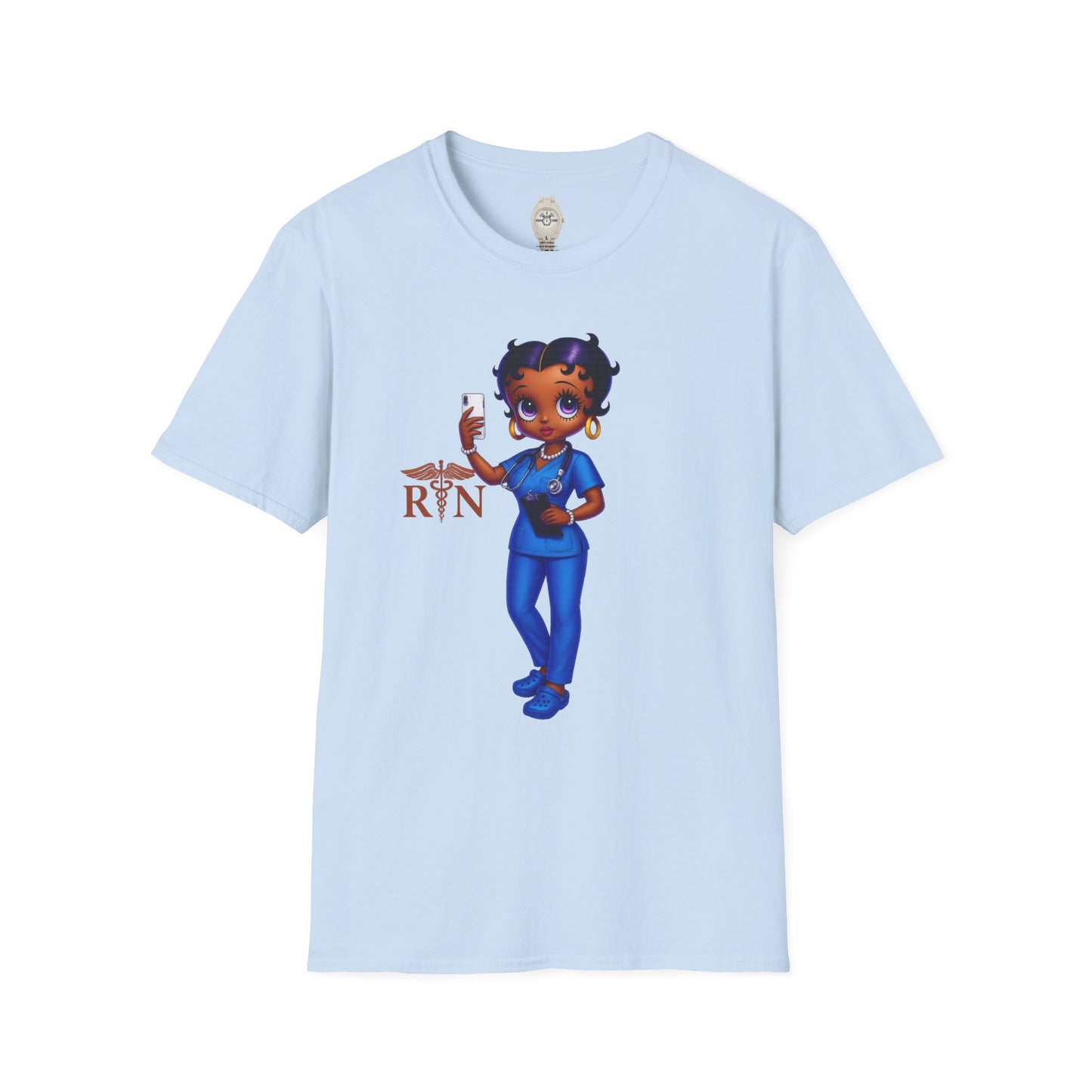 Betty boop RN Stylish Cartoon Graphic T-Shirt - Fun Unisex Tee for Casual Outings, Gifts, Printed Apparel, Birthday, Summer Wear