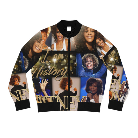Whitney Houston Women's Bomber Jacket (AOP)