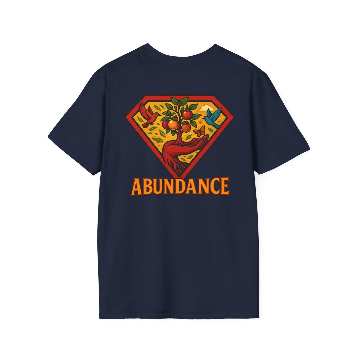 Abundance Superhero T-Shirt, Positive Affirmation Tee, Unisex Gift, Motivational Shirt, Casual Wear, Inspirational Apparel
