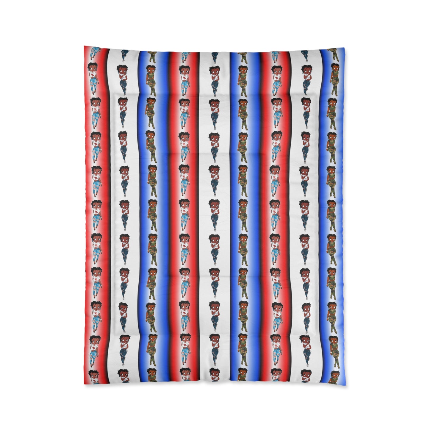 Betty boop red white and blue Comforter