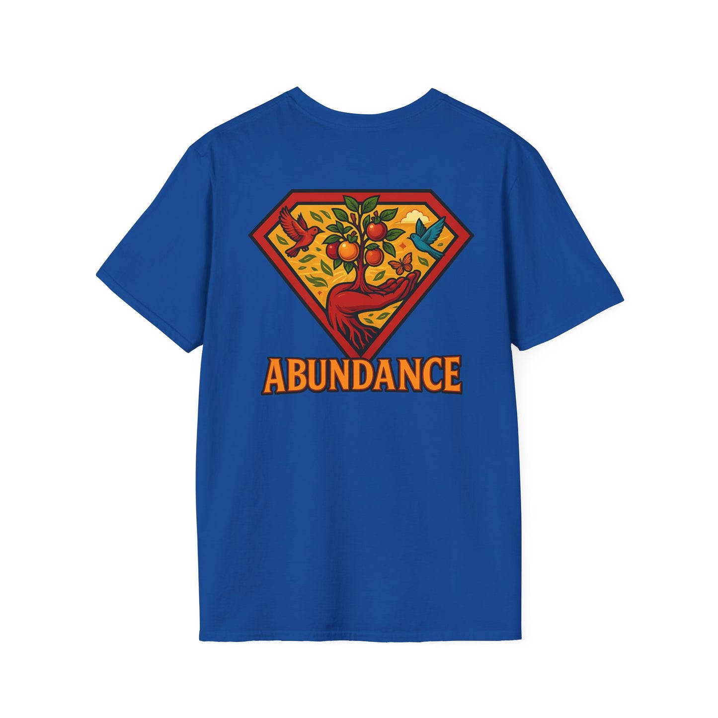 Abundance Superhero T-Shirt, Positive Affirmation Tee, Unisex Gift, Motivational Shirt, Casual Wear, Inspirational Apparel