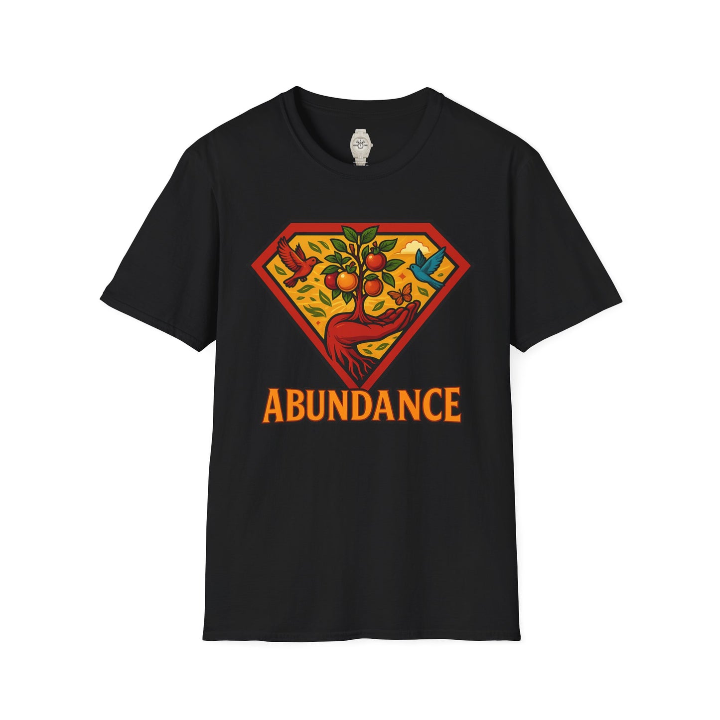 Abundance Superhero T-Shirt, Positive Affirmation Tee, Unisex Gift, Motivational Shirt, Casual Wear, Inspirational Apparel