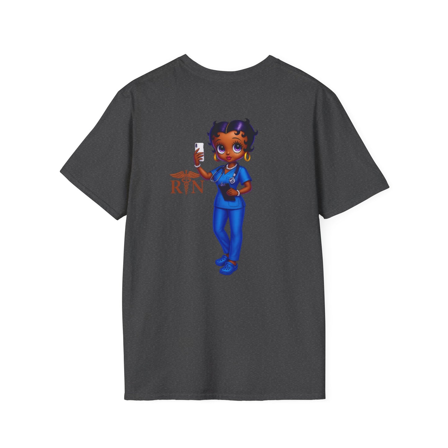 Betty boop RN Stylish Cartoon Graphic T-Shirt - Fun Unisex Tee for Casual Outings, Gifts, Printed Apparel, Birthday, Summer Wear