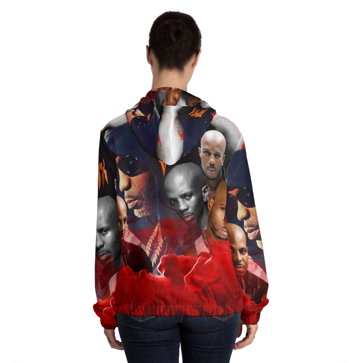Dmx Womens Full-Zip Hoodie (AOP)