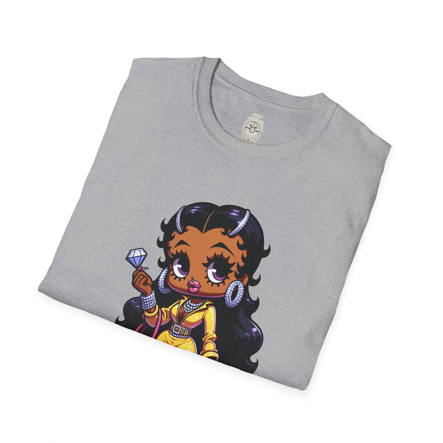 Betty boop Trendy Graphic Tee, Cute Cartoon Character Shirt, Fashionable Unisex T-Shirt for Casual Wear, Gift for Her, Birthday Present