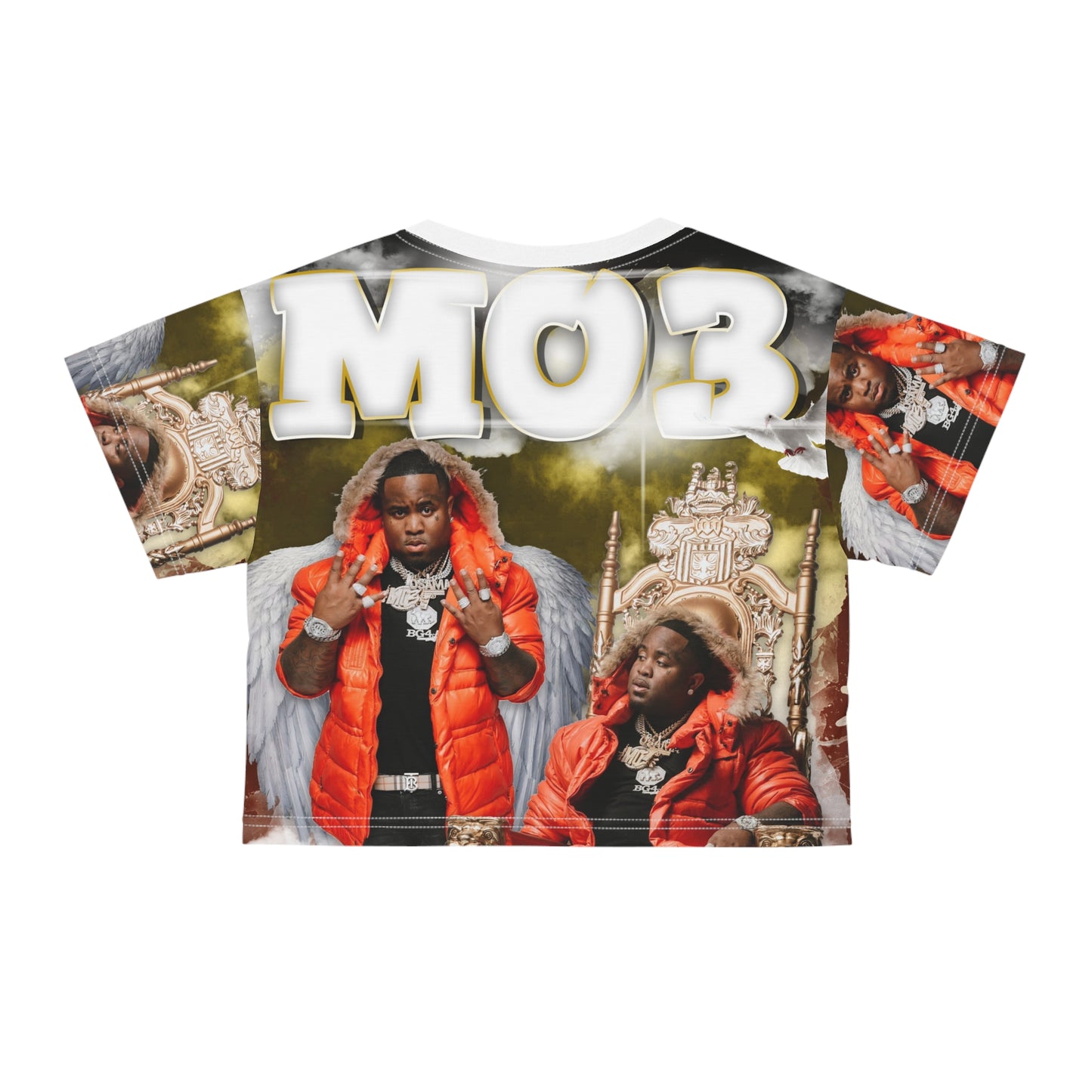 Mo3 AOP Crop Tee
