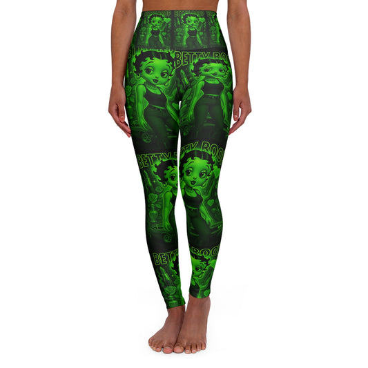 High Waisted Yoga Leggings (AOP)