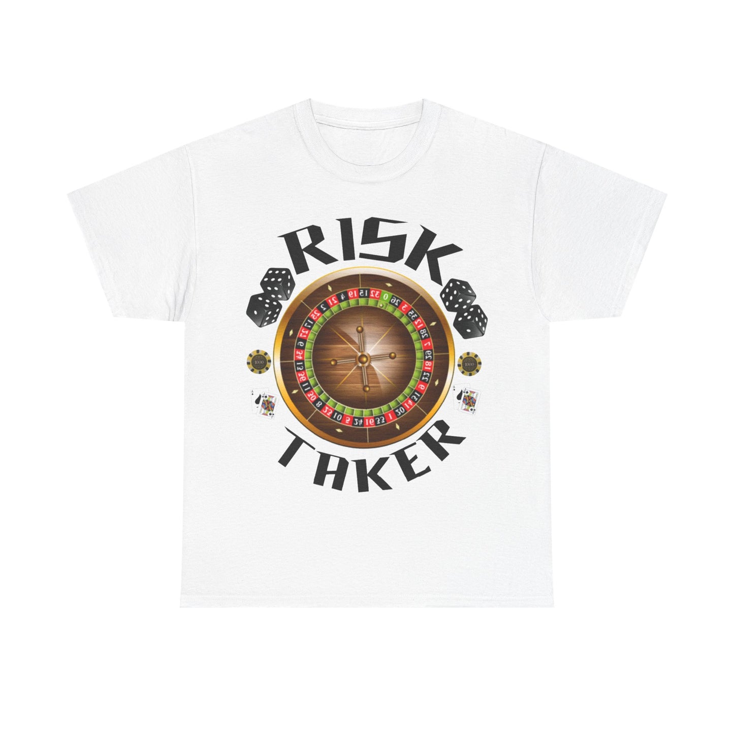 Risk taker Unisex Heavy Cotton Tee