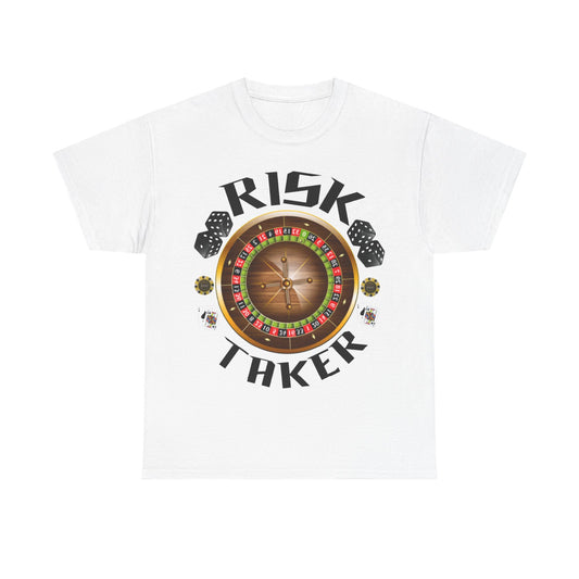 Risk taker Unisex Heavy Cotton Tee