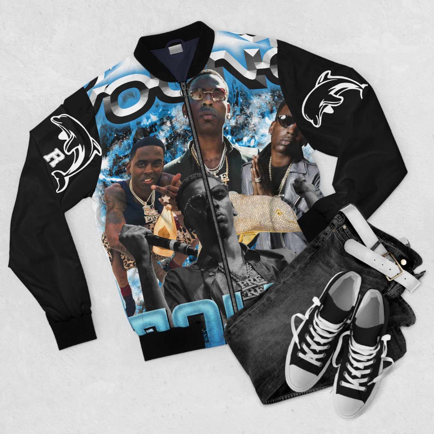 Young Dolph Men's AOP Bomber Jacket