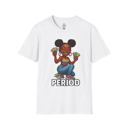 Period Graphic T-Shirt, Fun Tee, Unisex Apparel, Casual Everyday Wear, Gift for Friends, Streetwear Style