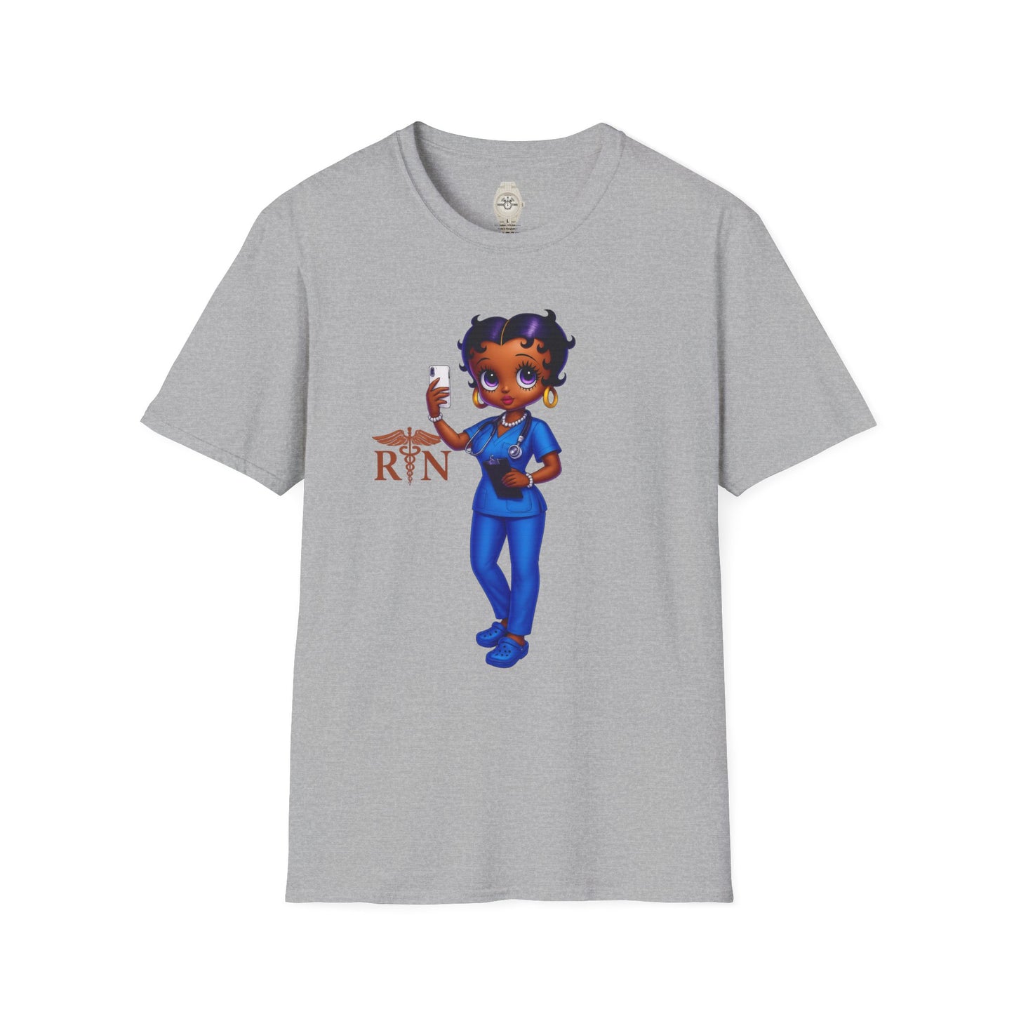 Betty boop RN Stylish Cartoon Graphic T-Shirt - Fun Unisex Tee for Casual Outings, Gifts, Printed Apparel, Birthday, Summer Wear