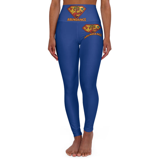 Abundance Vibrant High Waisted Yoga Leggings, Colorful Activewear, Pilates Pants, Fitness Leggings, Yoga Outfits, Stylish Exercise Clothing