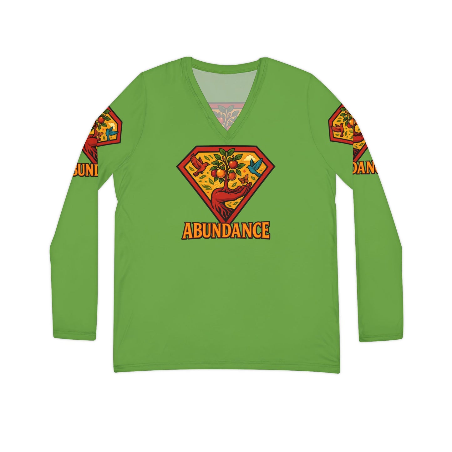 Abundance Women’s Long Sleeve Green V-Neck Shirt - Superhero Tee, Comfortable Casual Wear, Great for Gift Giving, Positive Affirmation [...]
