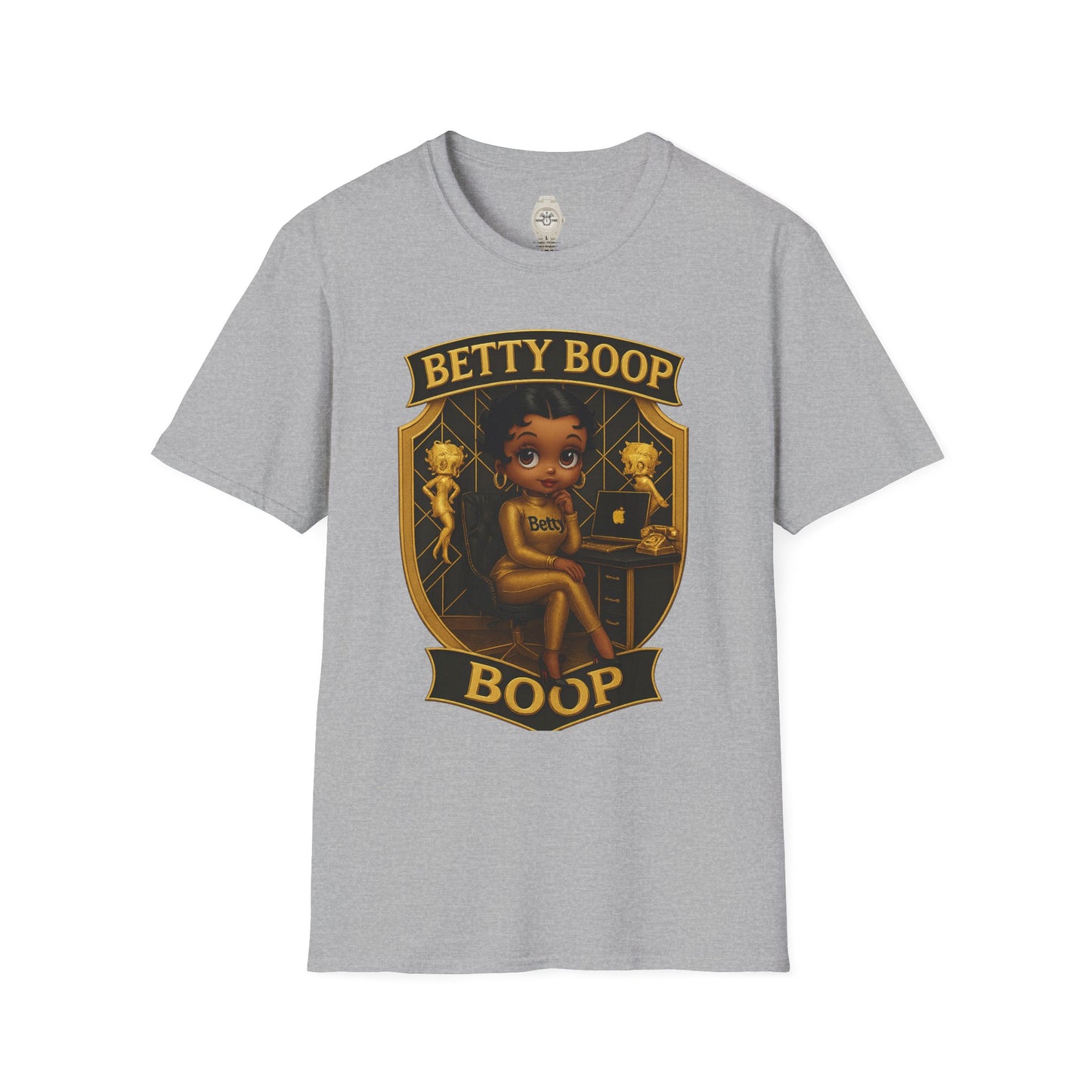 Betty Boop Retro Graphic Tee, Vintage Inspired T-Shirt, Cute Casual Wear, Fun Gift Idea, Cartoon Character Apparel, Modeled for Betty [...]
