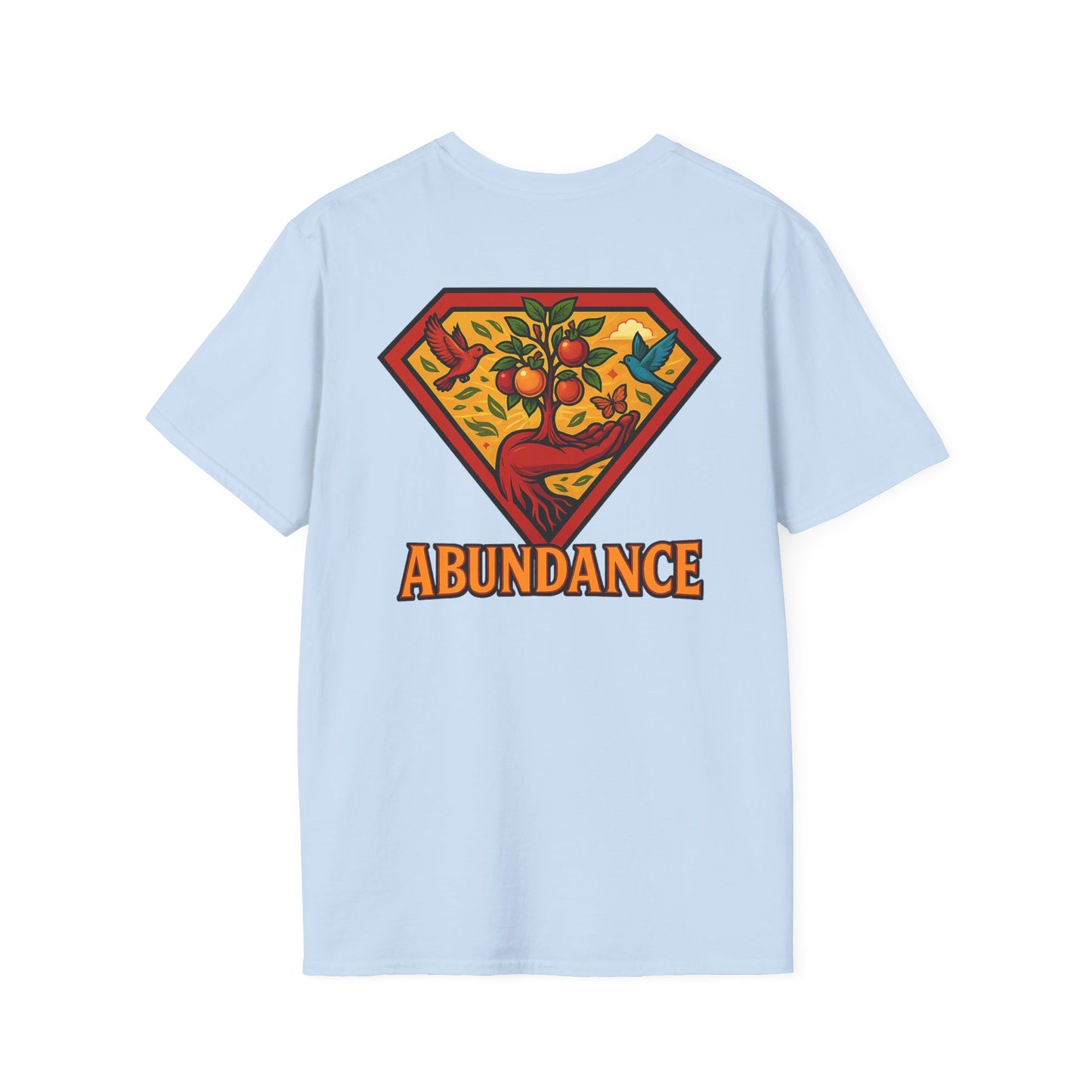Abundance Superhero T-Shirt, Positive Affirmation Tee, Unisex Gift, Motivational Shirt, Casual Wear, Inspirational Apparel
