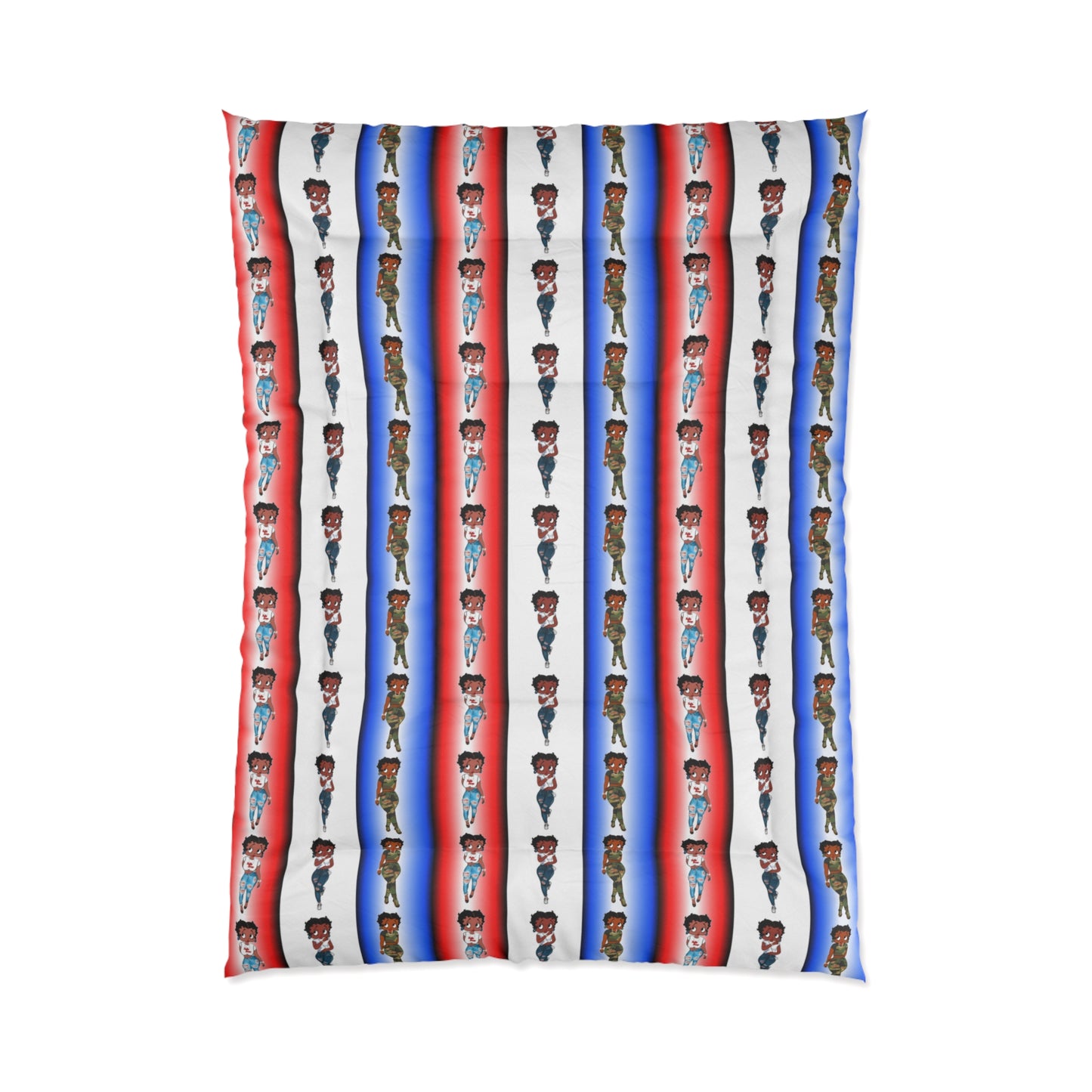 Betty boop red white and blue Comforter