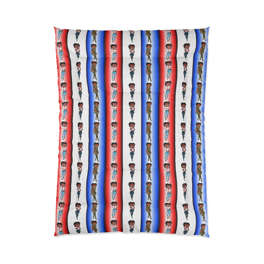Betty boop red white and blue Comforter
