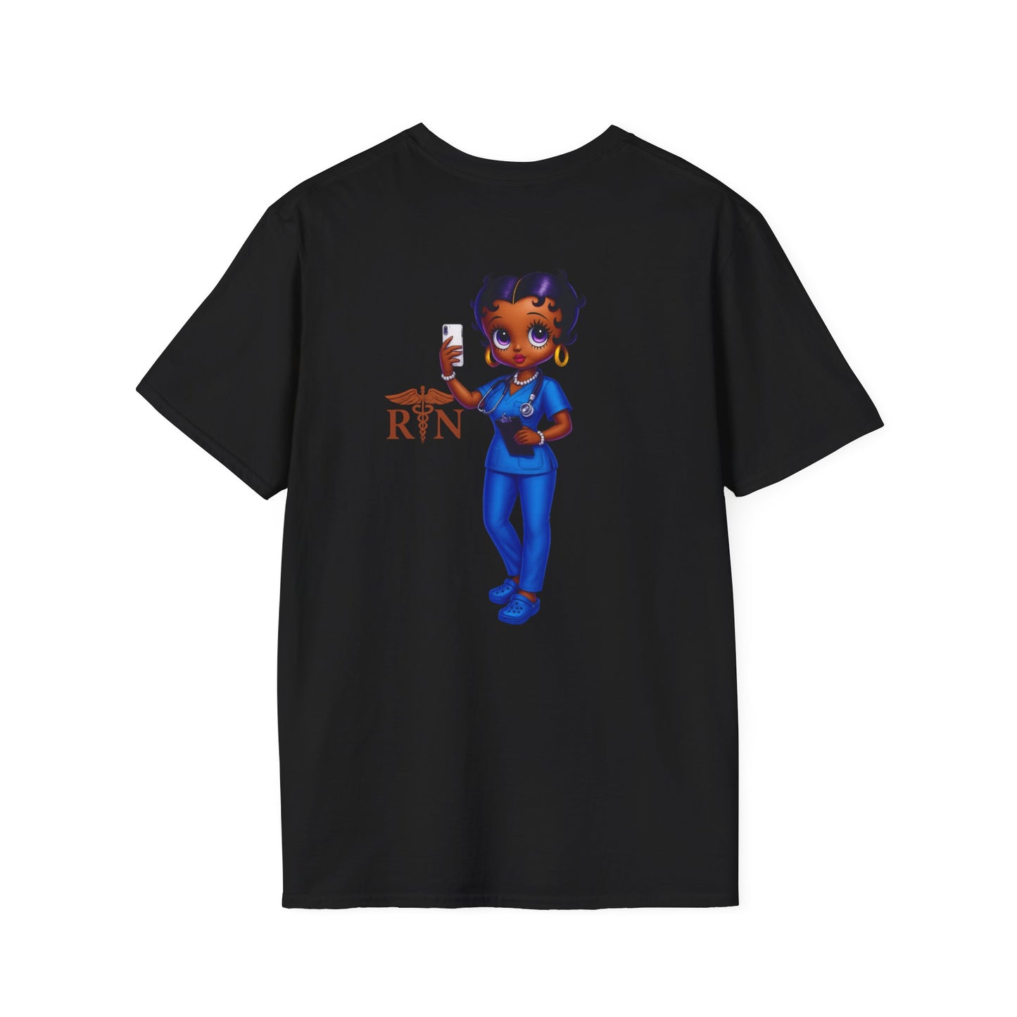 Betty boop RN Stylish Cartoon Graphic T-Shirt - Fun Unisex Tee for Casual Outings, Gifts, Printed Apparel, Birthday, Summer Wear