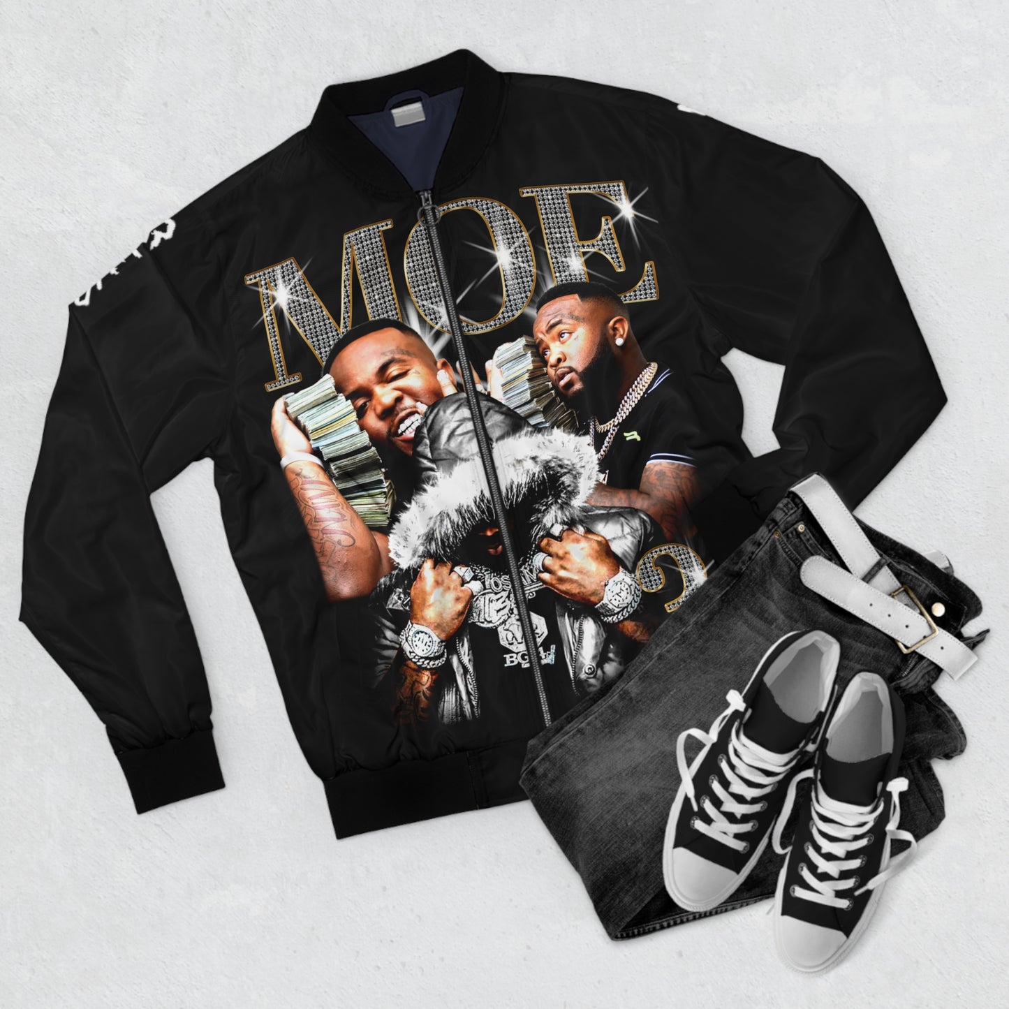 Mo3 Men's Bomber Jacket (AOP)