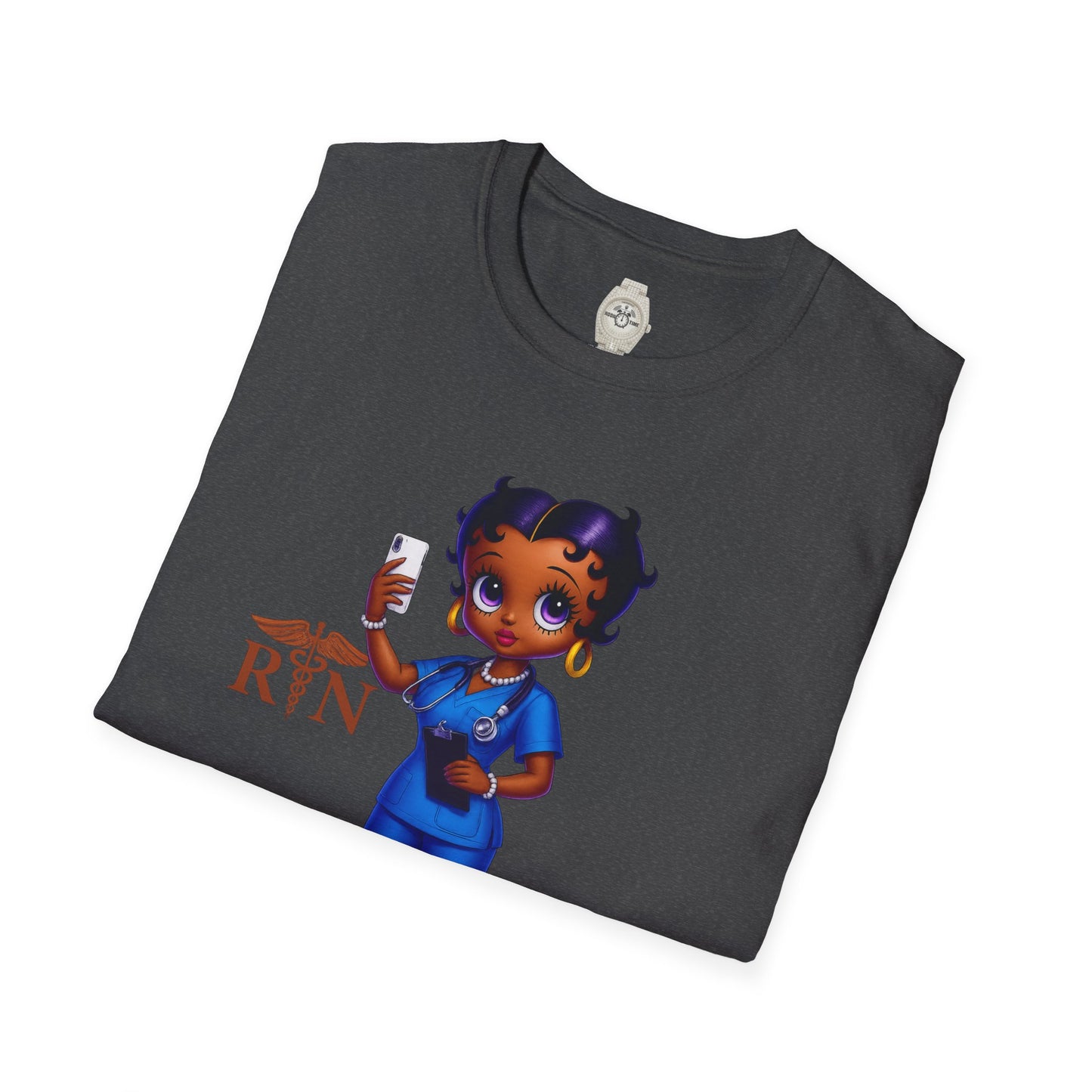 Betty boop RN Stylish Cartoon Graphic T-Shirt - Fun Unisex Tee for Casual Outings, Gifts, Printed Apparel, Birthday, Summer Wear