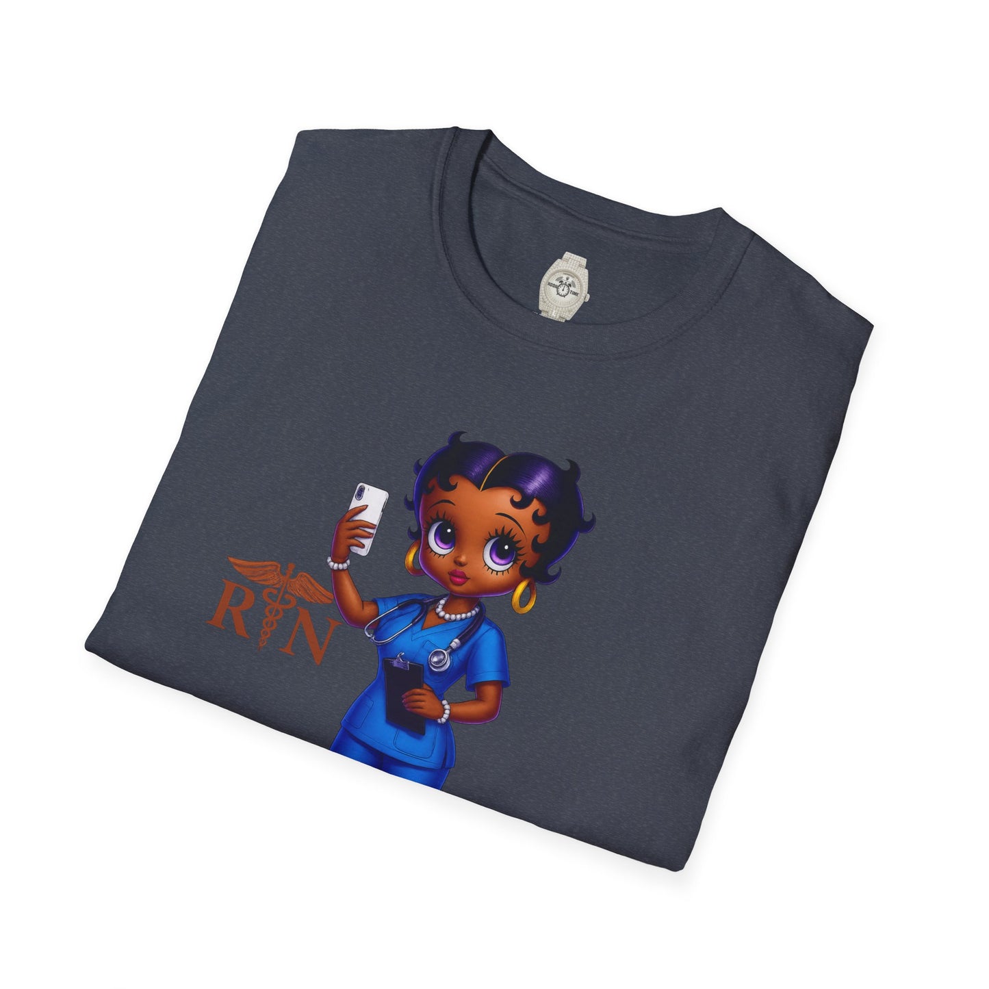 Betty boop RN Stylish Cartoon Graphic T-Shirt - Fun Unisex Tee for Casual Outings, Gifts, Printed Apparel, Birthday, Summer Wear