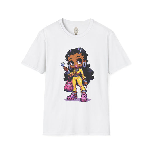 Betty boop Trendy Graphic Tee, Cute Cartoon Character Shirt, Fashionable Unisex T-Shirt for Casual Wear, Gift for Her, Birthday Present