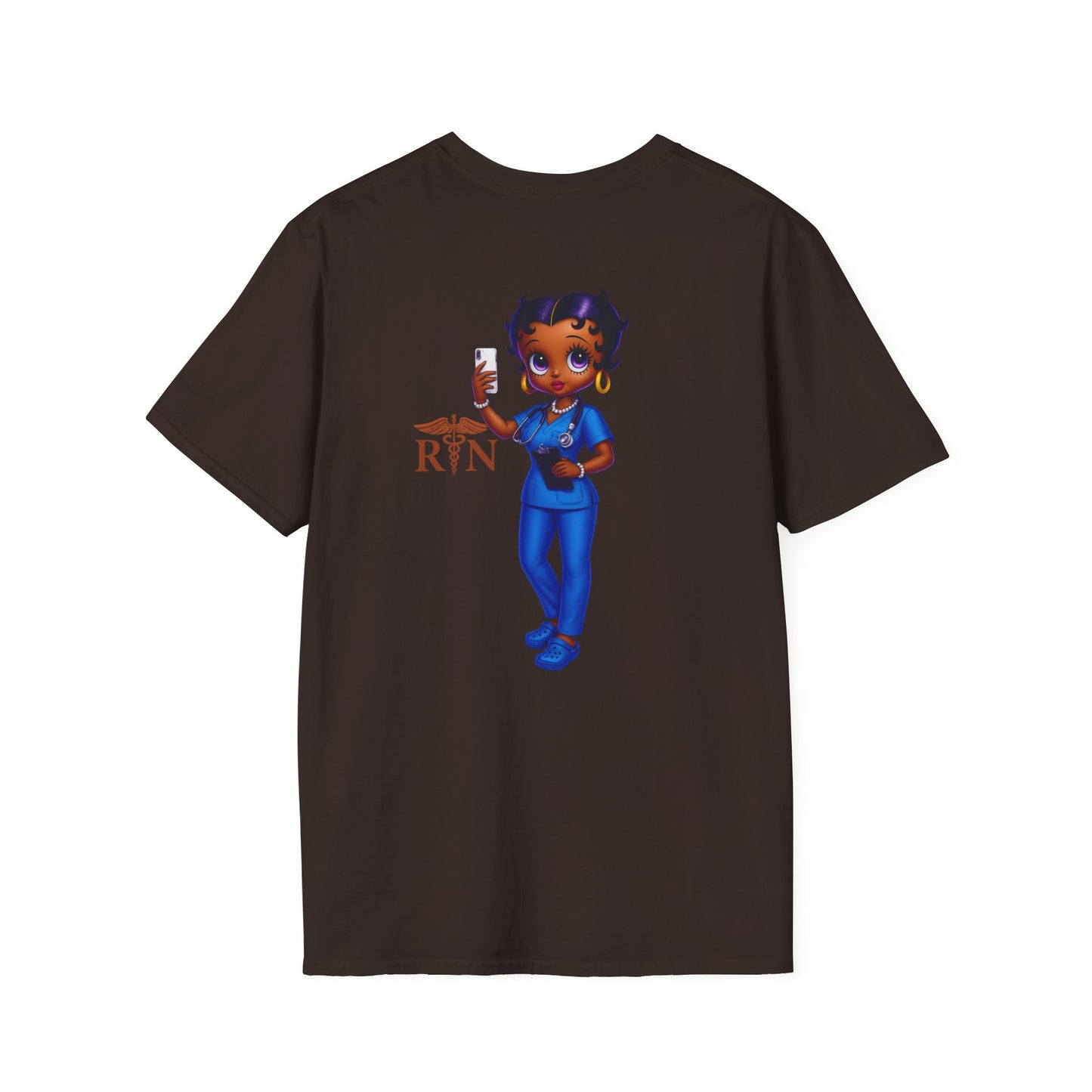 Betty boop RN Stylish Cartoon Graphic T-Shirt - Fun Unisex Tee for Casual Outings, Gifts, Printed Apparel, Birthday, Summer Wear