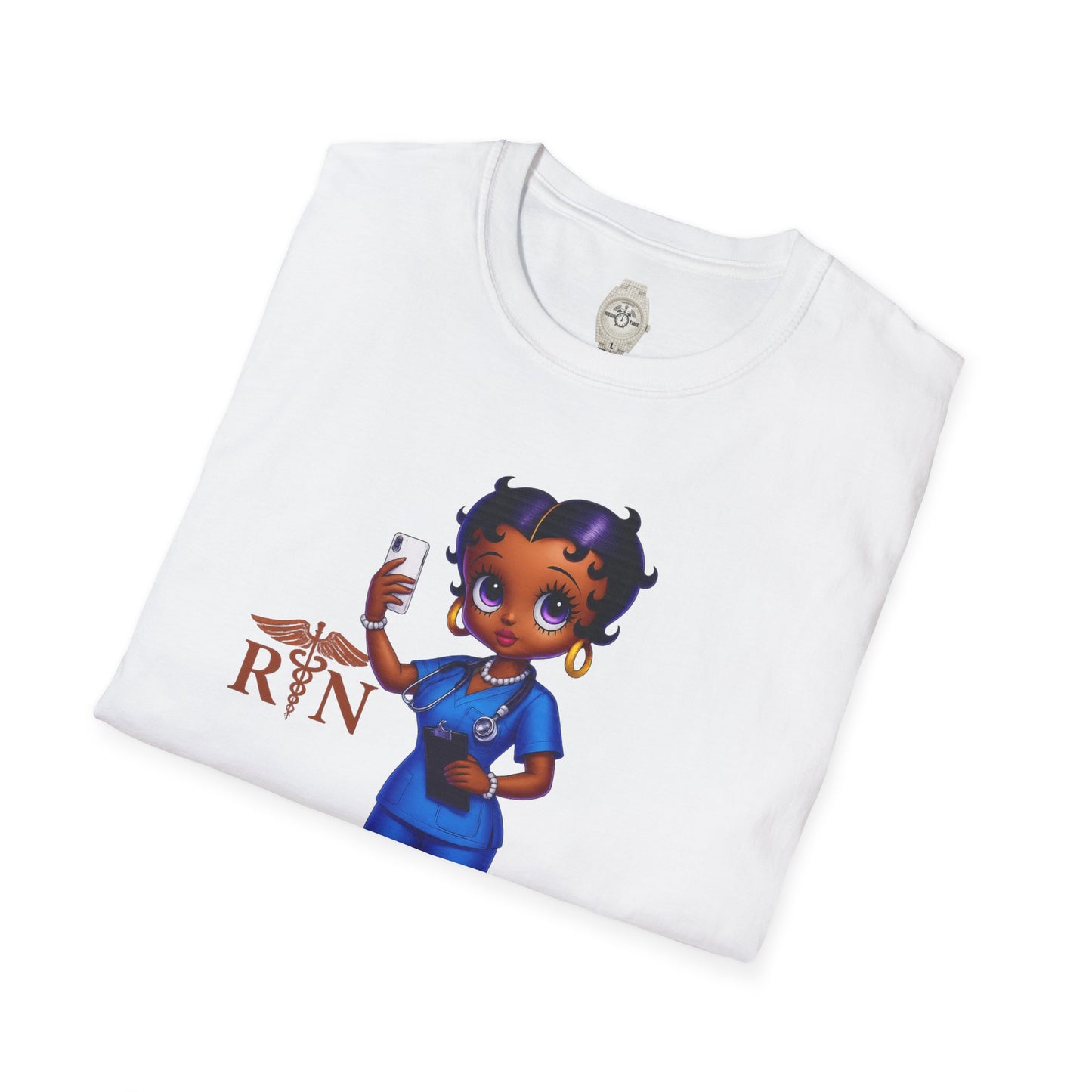 Betty boop RN Stylish Cartoon Graphic T-Shirt - Fun Unisex Tee for Casual Outings, Gifts, Printed Apparel, Birthday, Summer Wear