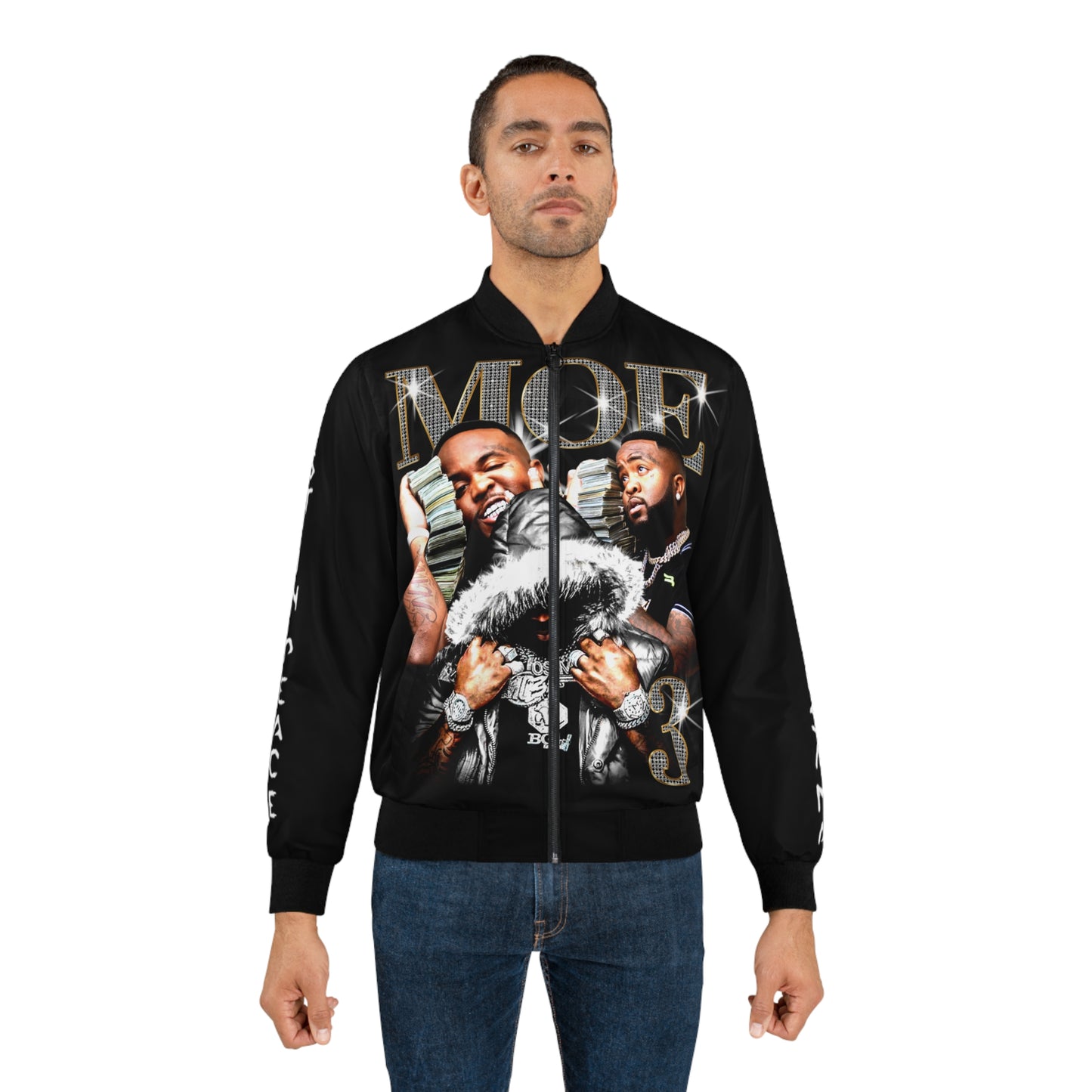Mo3 Men's Bomber Jacket (AOP)