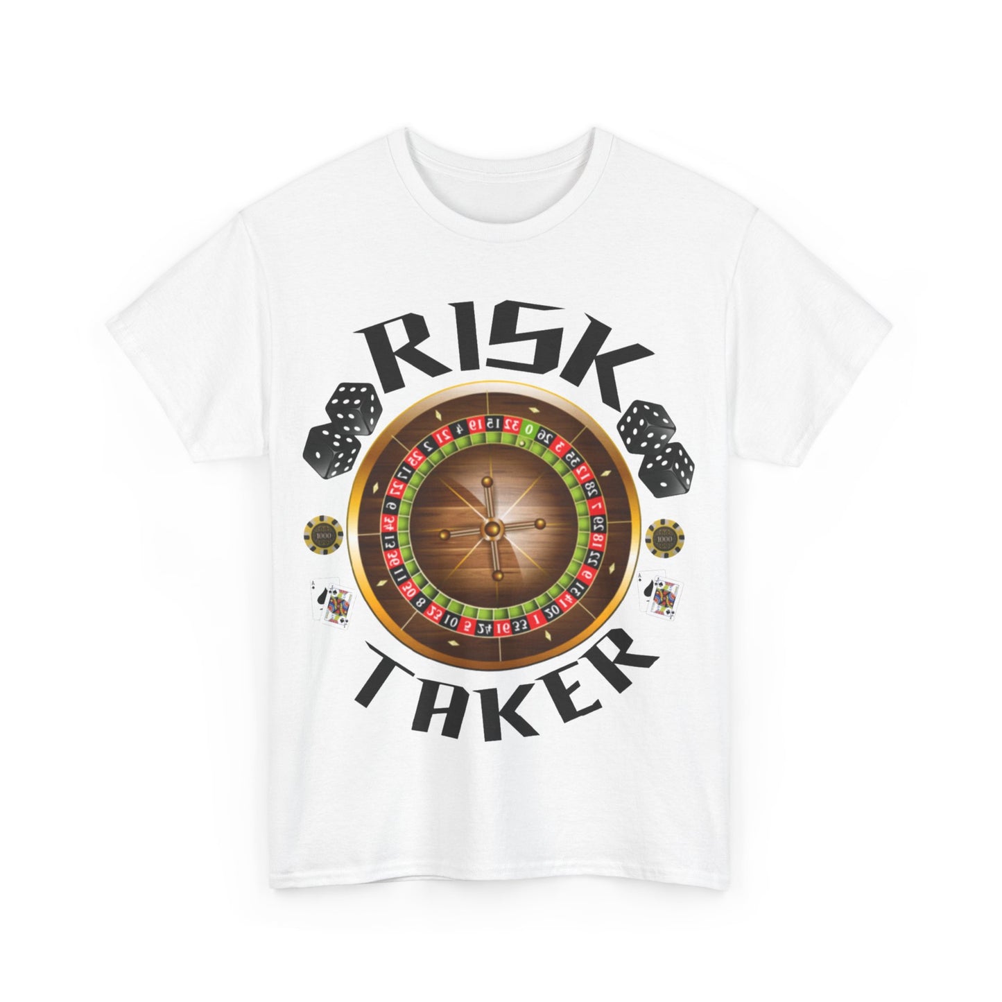 Risk taker Unisex Heavy Cotton Tee