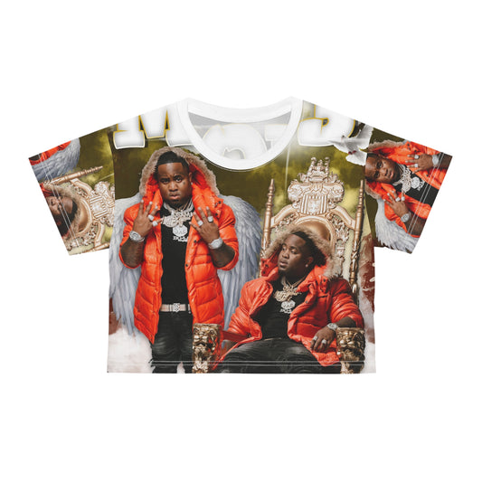 Mo3 AOP Crop Tee